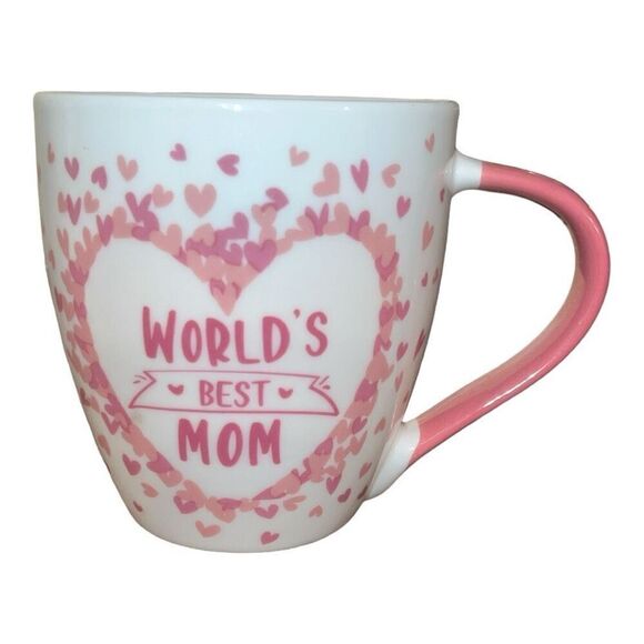 Worlds Best Mom 16oz new bone china mug - Picture 1 of 3